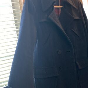 American Eagle Outfitters Dark Blue Coat